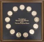 Thirteen sterling silver "Official Bicentennial Medals of the Thirteen Original States."