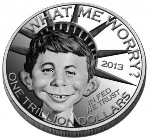 Heritage Auctions asked the public to proposed design for the coin trillion dollar coin.