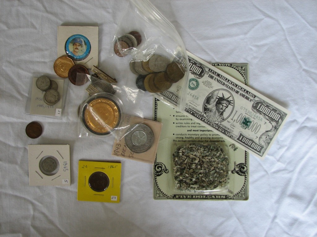 Some of the numismatic items found during my attempt to organize my chaos.