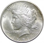 1921-D Peace Dollar