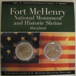 Fort McHenry Quarters display folder issued by the National Park Service