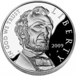 Obverse of the 2009 Abraham Lincoln Commemorative proof coin