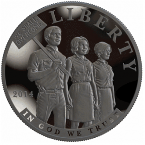 2014 Civil Rights Act of 1964 Silver Dollar obverse