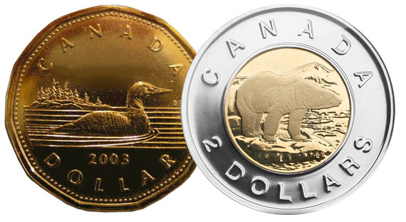 Canada's All-New Loonie And Toonie - MTL Blog