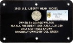 1913 Walton Specimen Liberty Head Nickel, PCGS PR63, sold for $3,172,500 at Heritage Auctions on April 25, 2013 to Jeff Garrett of Lexington, Kentucky and Larry Lee of Panama City, Florida.