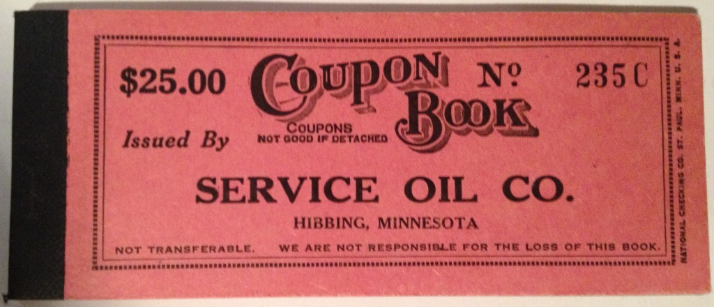 A never used home heating oil rationing coupon book from the World War II era.