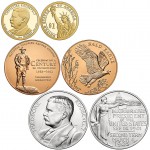 The coins and medals that are part of the 2013 Coins and Chronicles Set