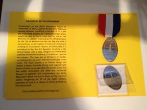 Cover of the Maryland Token and Medal Society souvenir card.