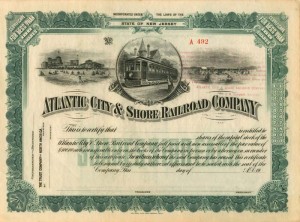 Atlantic City and Shore Railroad, operator of the Shore Fast Line (Short Line in Monopoly)