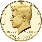 2014 Kennedy Half Dollar Gold Proof