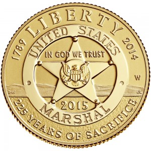 2015 U.S. Marshals Service 225th Anniversary $5 Gold Commemorative