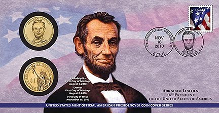 2010 Lincoln First Day Cover (before branding)