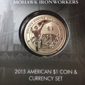 Reverse of the 2015-W Enhanced Uncirculated Native American Dollar