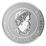 Obverse of the Royal Canadian Mint $20 for $20 silver coins