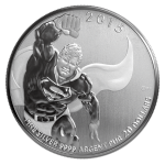 Reverse of the Royal Canadian Mint $20 for $20 coin featuring “The Man of Steel”
