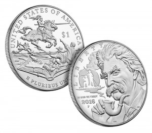 2016 Mark Twain Commemorative Silver Dollar
