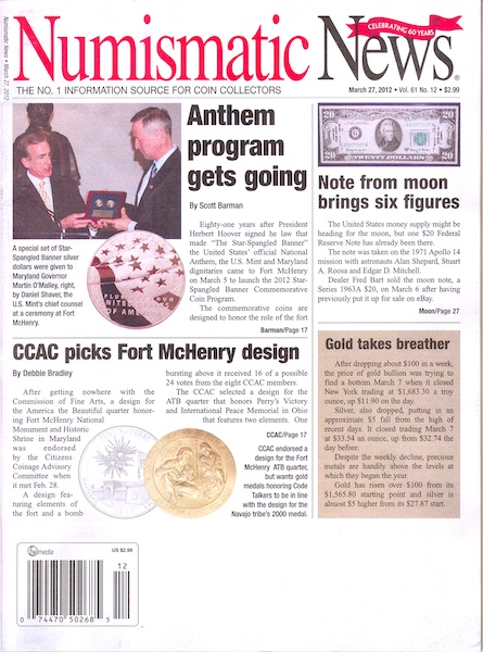 Numismatic News March 8, 2012