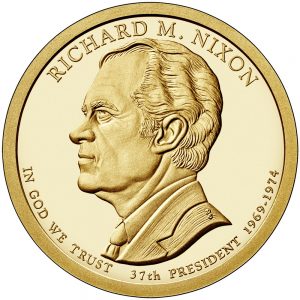 2016 Richard M. Nixon dollar coin