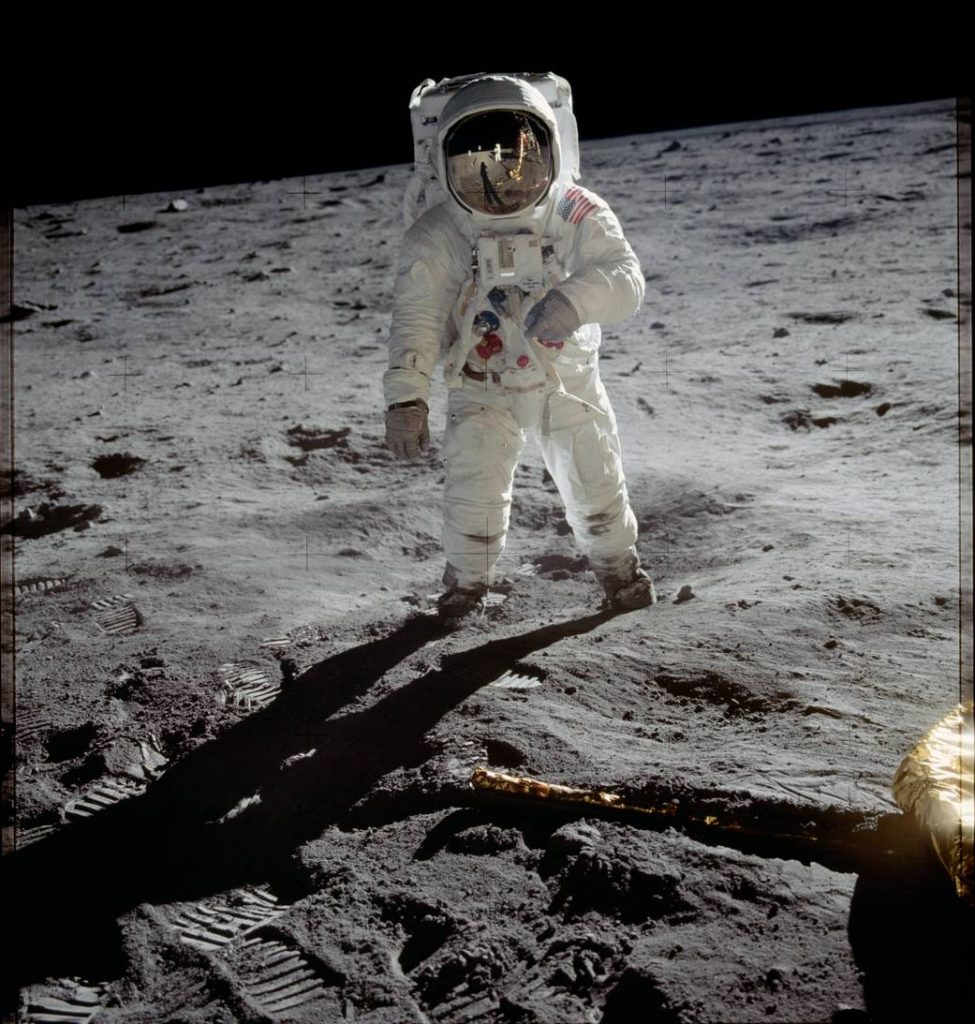 “Buzz Aldrin on the Moon”