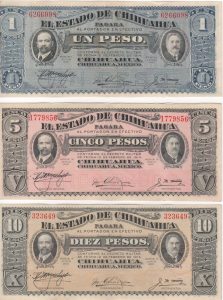 Chihuahua Revolutionary Banknotes