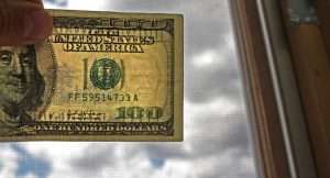Bleached Counterfeit Currency