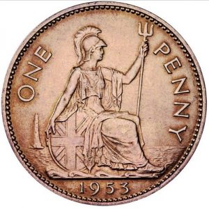 British pre-decimalization Penny