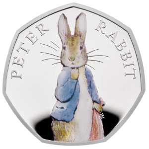 2019 UK Peter Rabbit 50p Silver Proof Coin