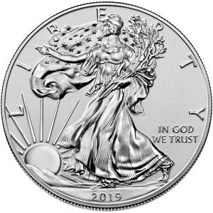 2019 American Silver Eagle Enhance Revers Proof obverse