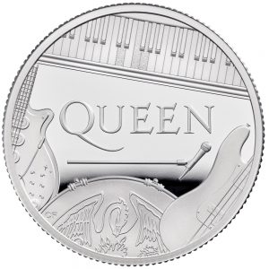 Queen 2020 UK Half Ounce Silver Proof Coin reverse - UK20QUHS